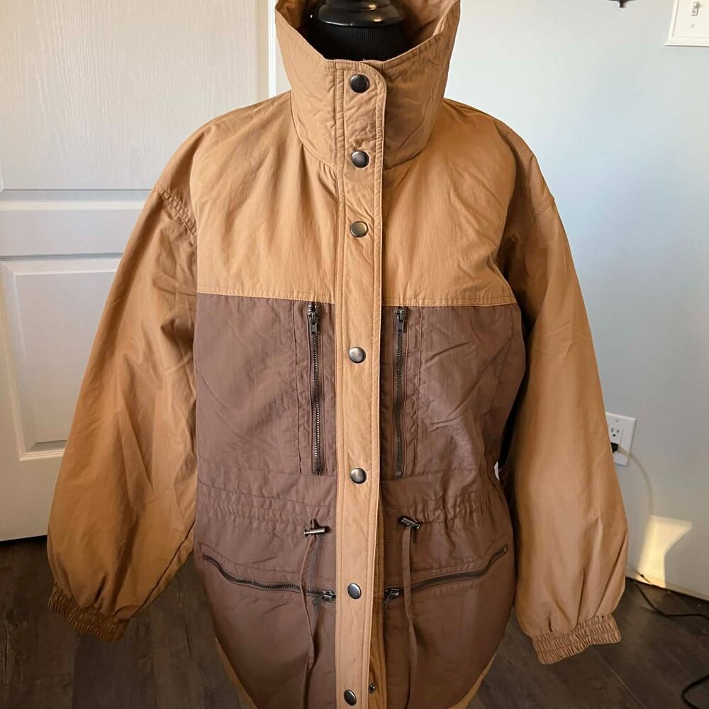 Future Collective with Reese Blutstein Two Tone Quilt Jacket Wome's Small - Picture 4 of 9